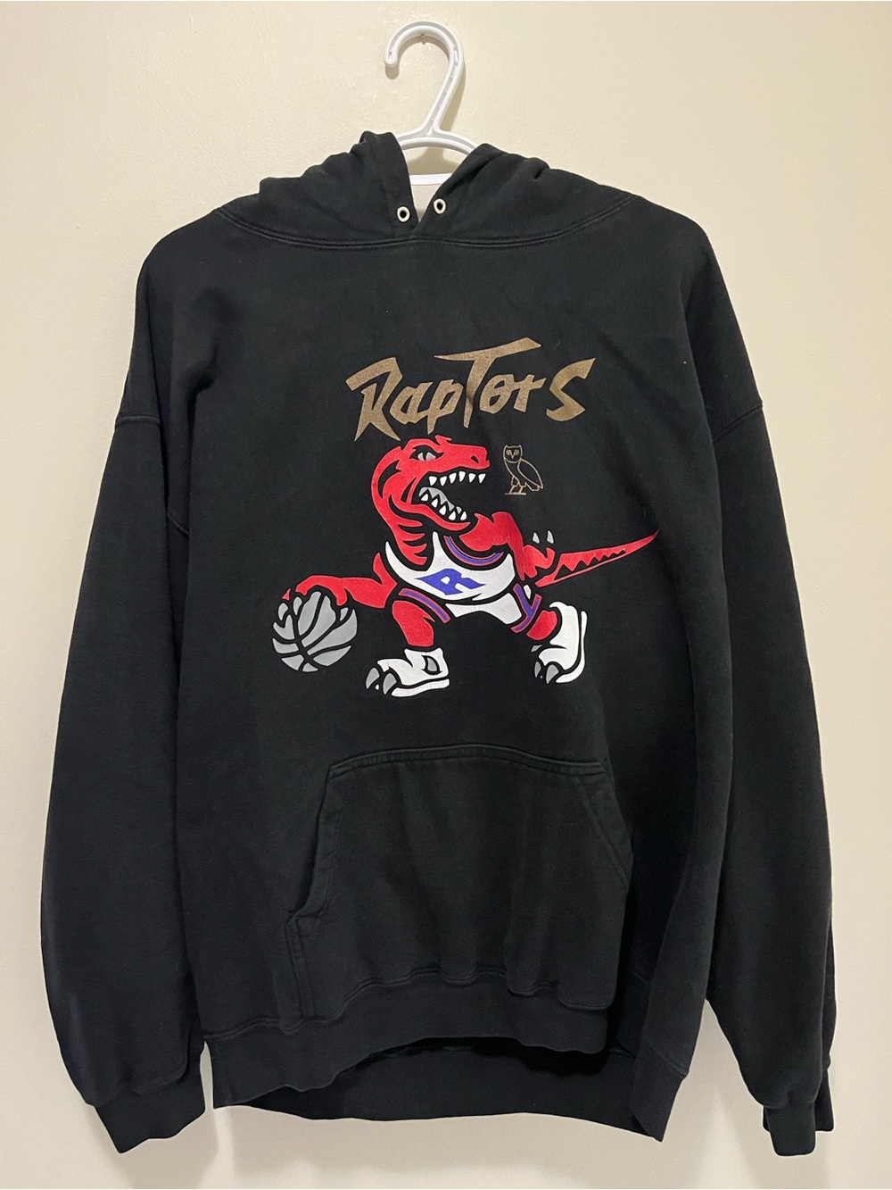 OVO x Toronto Raptors "Drake Zone 2015" Limited Edition Vintage Dino Logo Hoodie